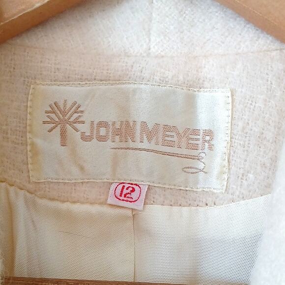 Vintage John Meyer wool one button blazer with pockets - Picture 3 of 6